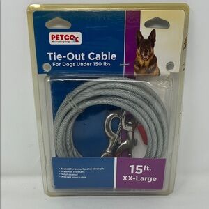 XX-Large Petco Tire-Out Cable for Dogs (Under 150 lbs, 15 ft)